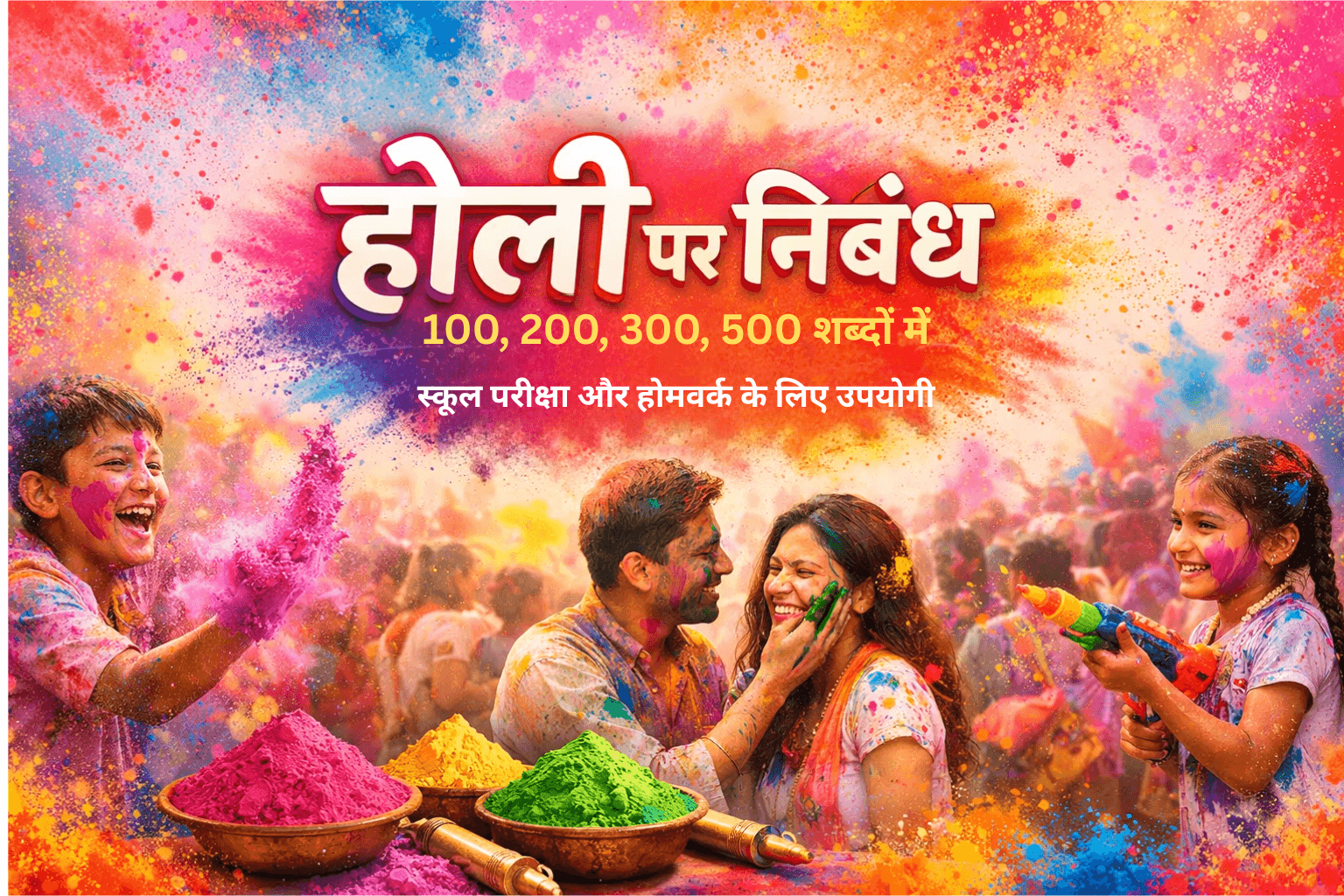 Home Holi pae nibandh in hindi